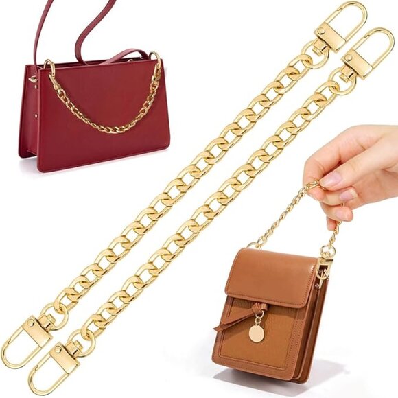 Handbags - NWT Purse Strap Extender, Gold Belt Chain, Short Chain for Purse, Purse Extender